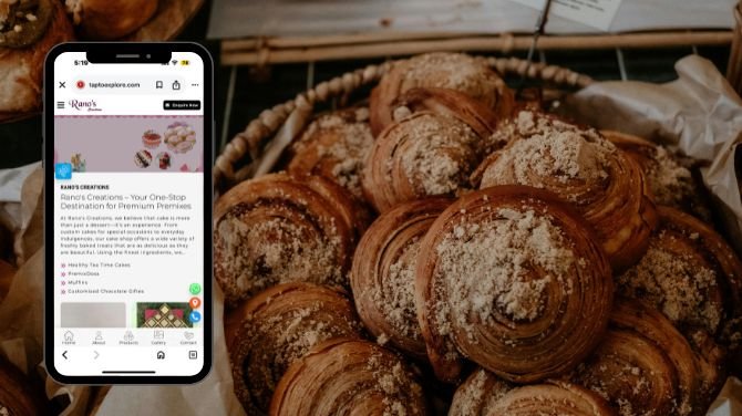Create a Stunning Cake & Bakery Website in Minutes – No Coding Needed With Taptoexplore