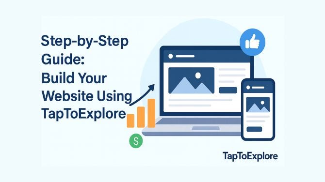 Step-by-Step Guide: Build Your Website Using TapToExplore