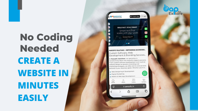 No Coding Needed: Create a Website in Minutes Easily