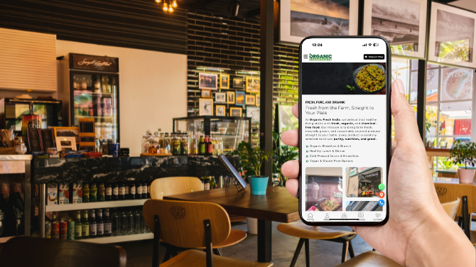 Create Website In Minutes for Cafe & Restaurant | Tap To Explore