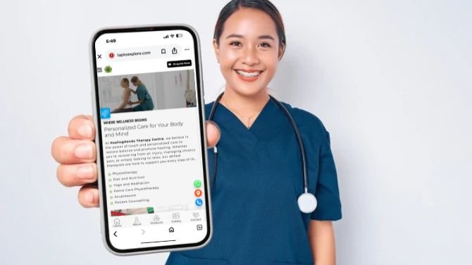 Build Your Doctor or Physician Website in Just Minutes – Go Digital with Tap To Explore